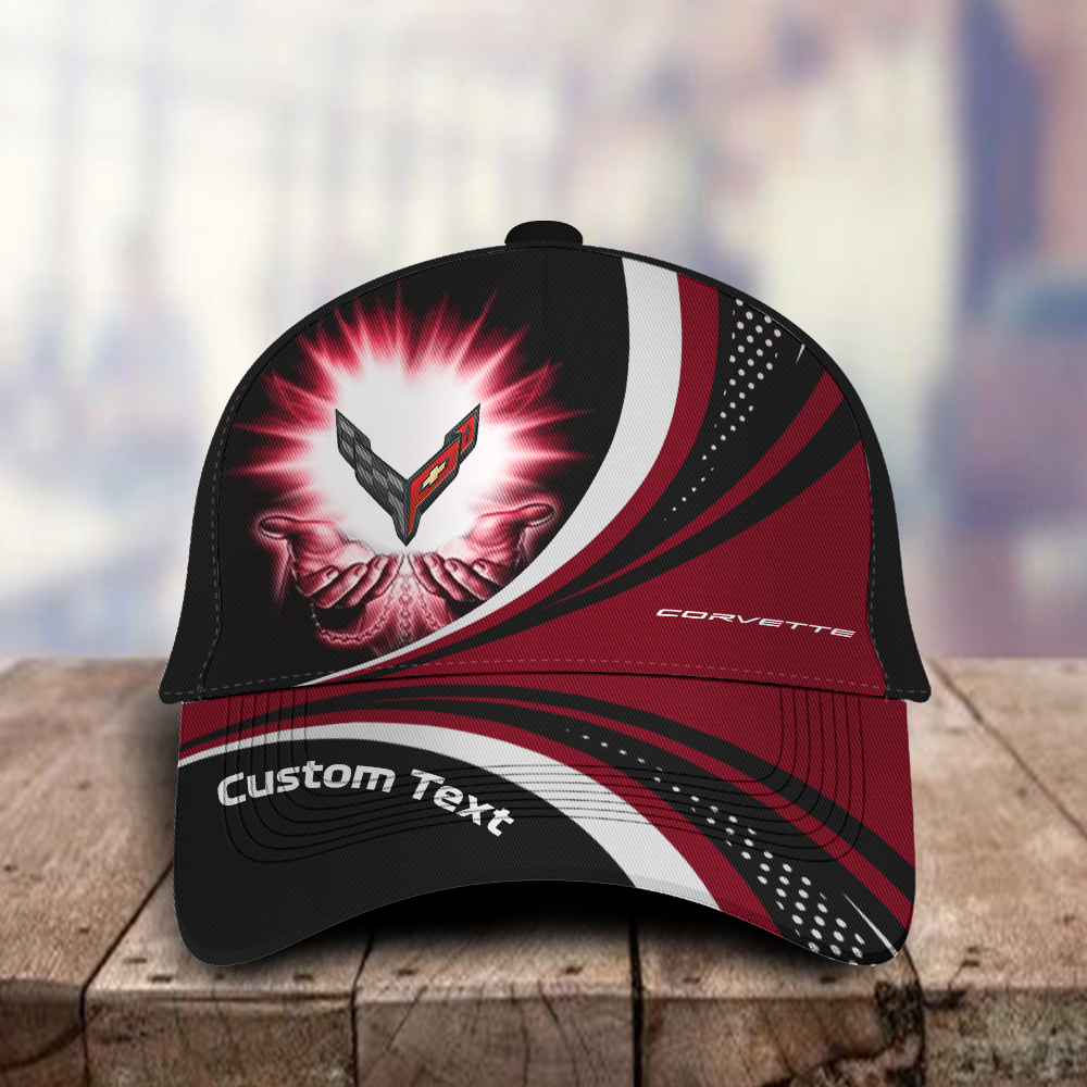 c8 corvette 3D Classic Cap Vintage Style, Custom name any logo or car model