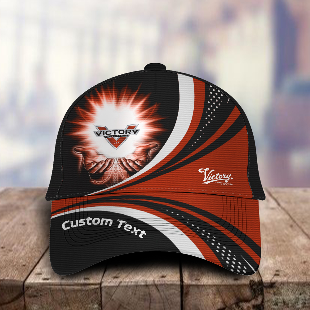 Victory Motorcycles 3D Classic Cap Vintage Style, Custom name any logo or car model