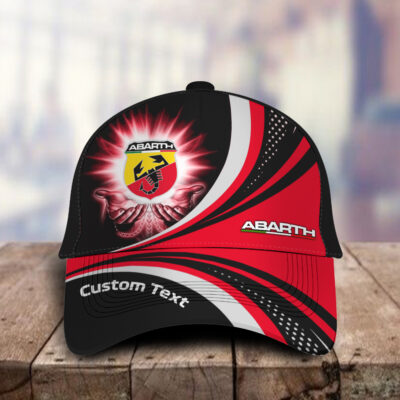 Abarth 3D Classic Cap Vintage Style, Custom name any logo or car model