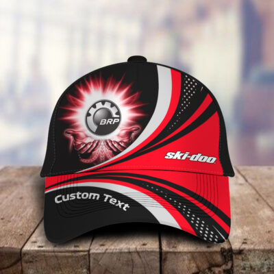 Ski Doo 3D Classic Cap Vintage Style, Custom name any logo or car model